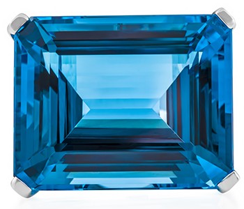 Big Blue, front, blue topaz